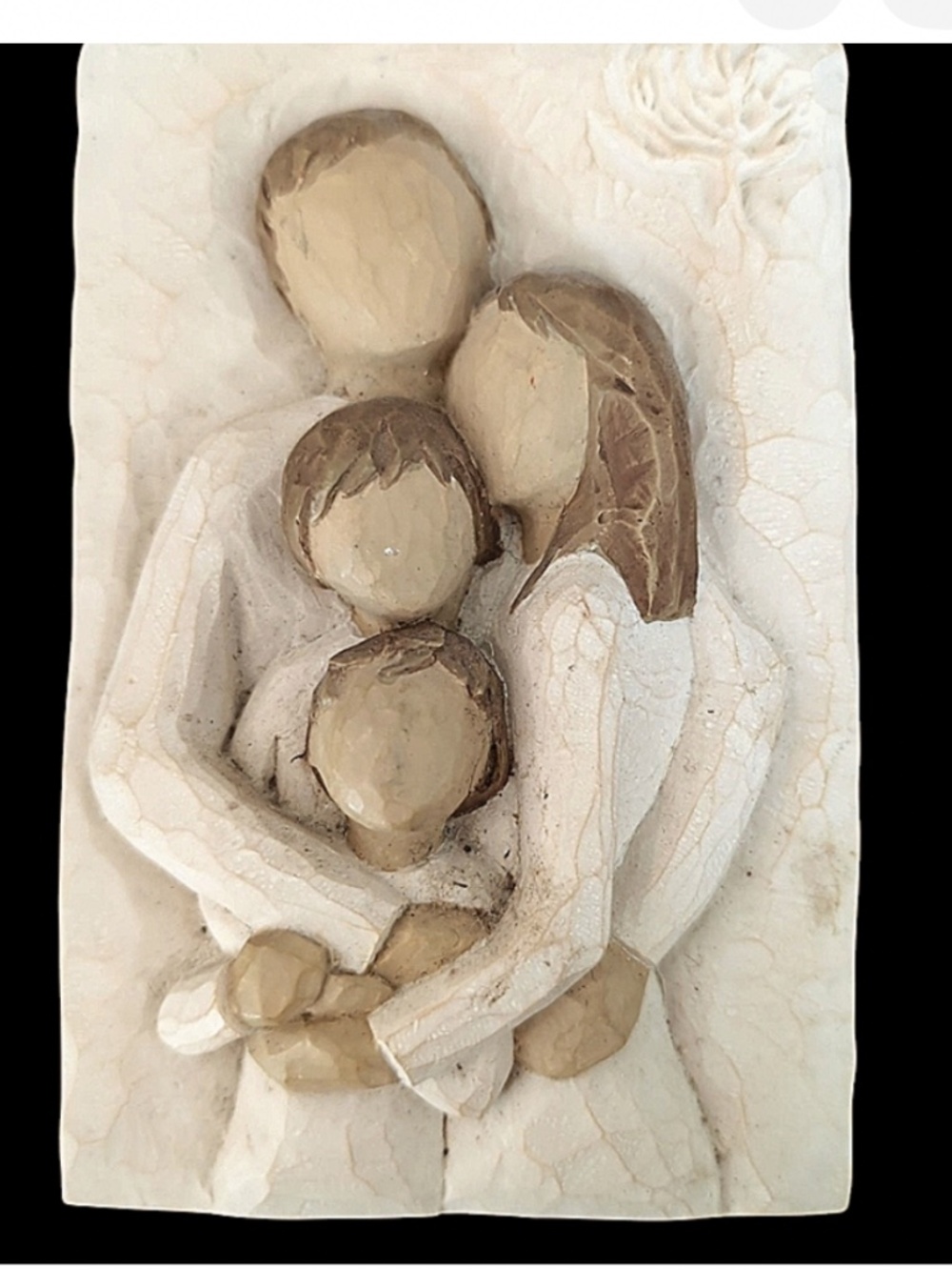 Willow Tree Family Figurine in White and Brown